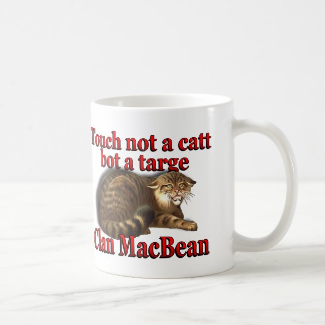Mug Contact de MacBean de clan pas un Bot de Catt un (Droite)