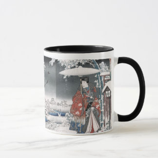 Mug Conte de Genji Toyokuni Hiroshige Art japonais