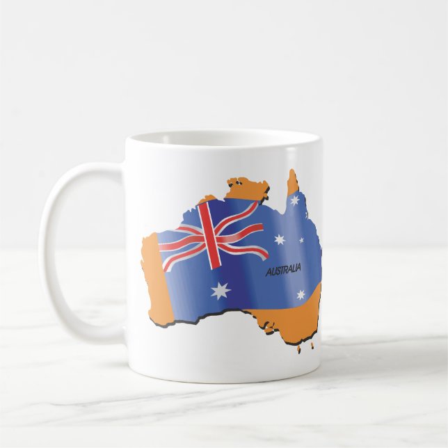 Mug Continent de l'Australie (Gauche)