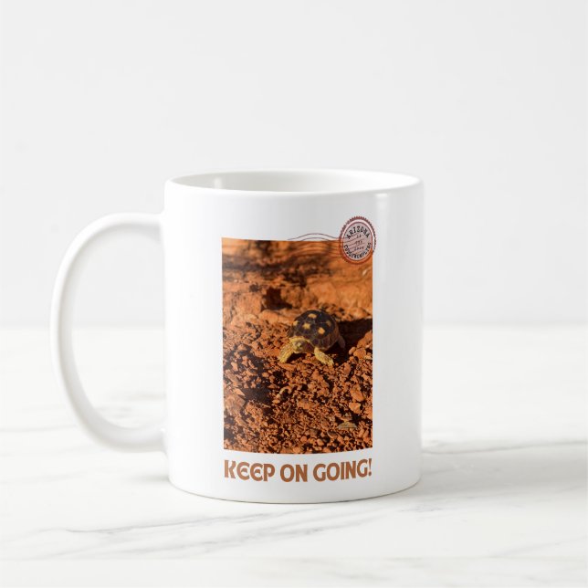 Mug Continuer à aller Motivational coddiwompling Torto (Gauche)