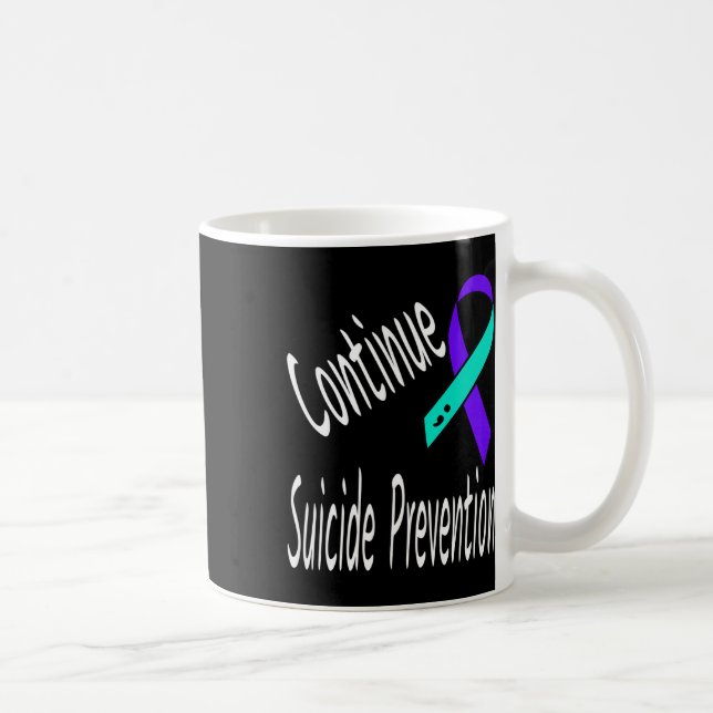 Mug Continuer la prévention du suicide Semicolon sensi (Droite)