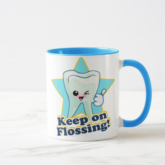 Mug Continuez à Flossing ! (Droite)