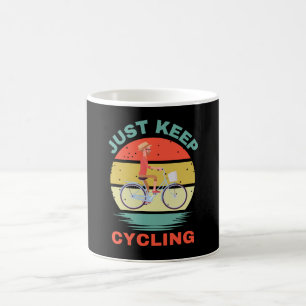 MUG CONTINUEZ JUSTE À FAIRE DU CYCLISME