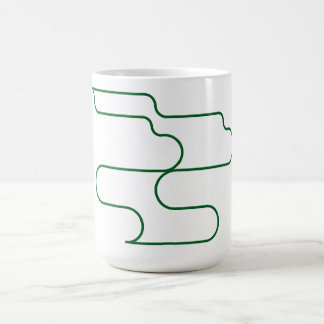 Mug contour de forme ronde minimale