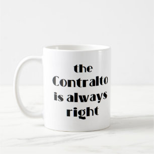 Mug contralto a toujours raison