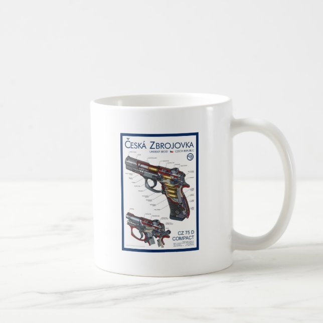 Mug Contrat de la CZ 75 (Droite)