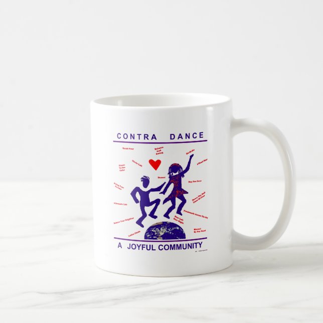 Mug Contre la joie de danse (Droite)