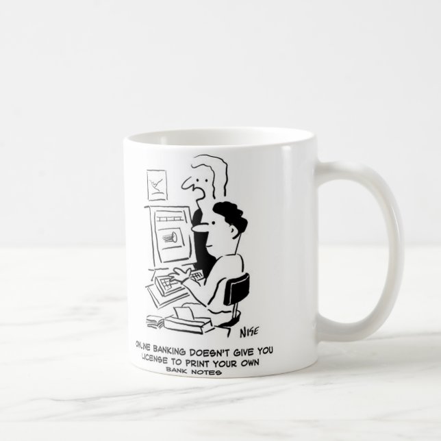 Mug Contrefait des billets de banque en ligne (Droite)