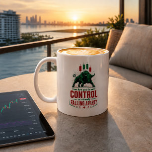 Mug Contrôle ou Effondrement Mentalité de Trading Taur