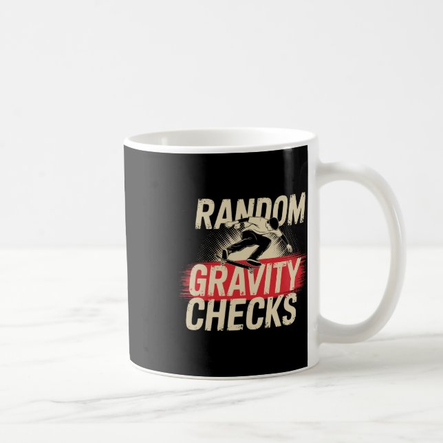 Mug Contrôles de gravité aléatoires Skateboard Skatebo (Droite)