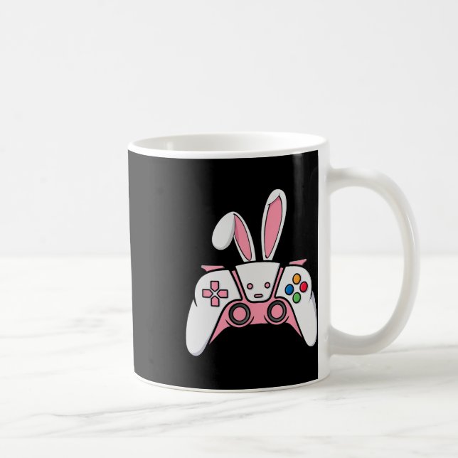 Mug Contrôleur De Jeu Avec Des Oreilles De Lapin Drôle (Droite)