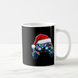 Mug Contrôleur de jeu vidéo chapeau de Noël Santa Game