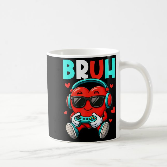 Mug Contrôleur de jeu vidéo de la Saint-Valentin pour  (Droite)