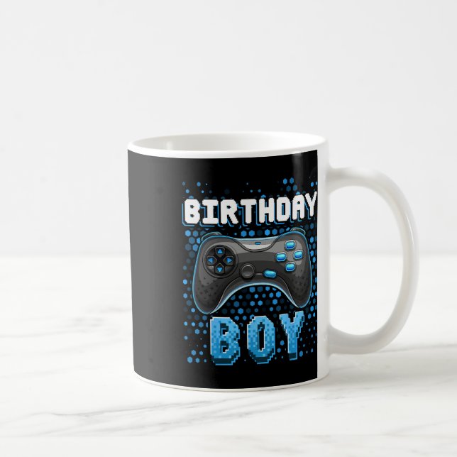 Mug Contrôleur de jeu vidéo garçon d'anniversaire Anni (Droite)