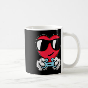 Mug Contrôleur de jeu vidéo mignon de la Saint-Valenti