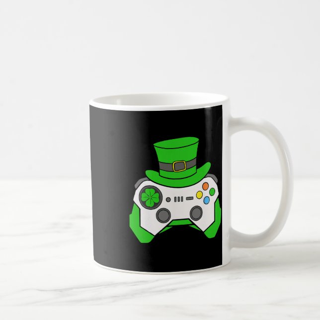 Mug Contrôleur de jeu vidéo Saint-Patrick pour garçons (Droite)