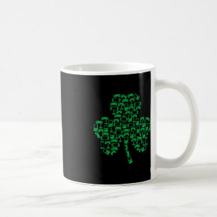 Mug Contrôleur de jeu vidéo Shamrock Irish Gamer St Pa