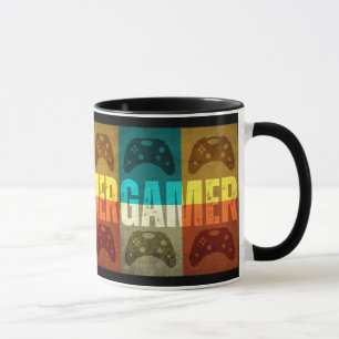 MUG CONTRÔLEUR DE JEU VIDÉO VINTAGE GAMER