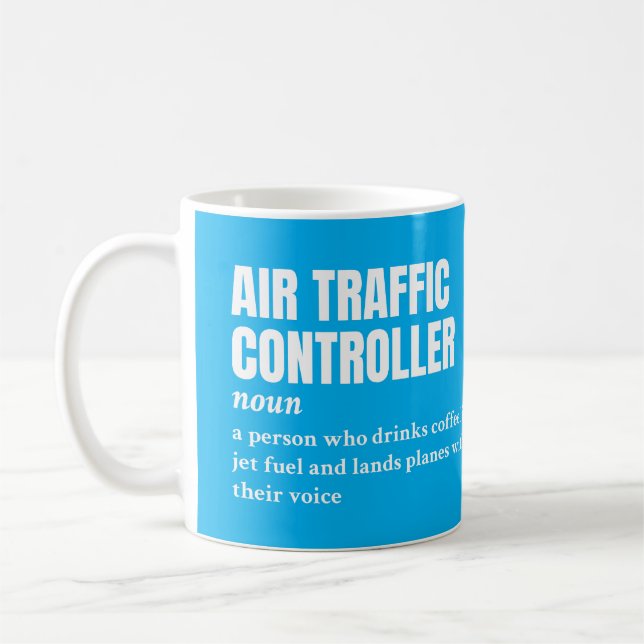 Mug Contrôleur de la circulation aérienne - Définition (Gauche)