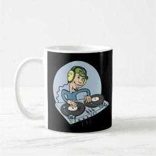 Mug Contrôleur Dj Dj Djane Deejay Tourne-disque