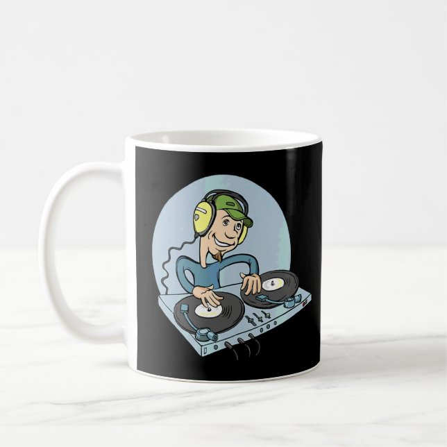 Mug Contrôleur Dj Dj Djane Deejay Tourne-disque (Gauche)