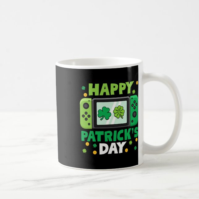 Mug Contrôleur Jour de la Saint Patrick Jeu Vidéo Enfa (Droite)