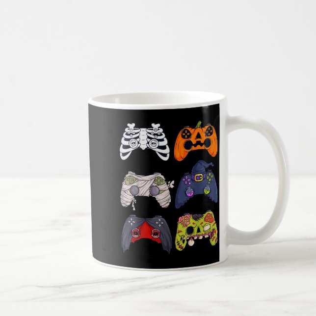 Mug Contrôleurs de jeu squelette zombie Halloween Mumm (Droite)