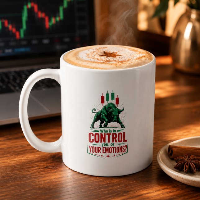 Mug Contrôlez Vos Émotions Taureau Conception de Menta (Créateur téléchargé)