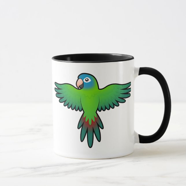 Mug Conure dessin animé / Loriquet / Perroquet (Droite)