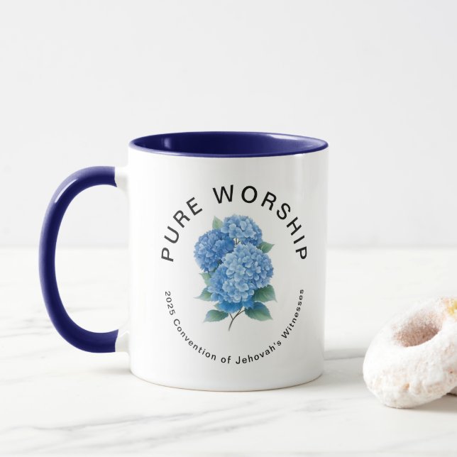 Mug Convention Pure Worship 2025 | JW (Avec donut)