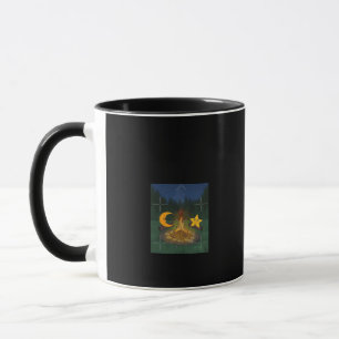 Mug Conversation Entre La Lune Graphique
