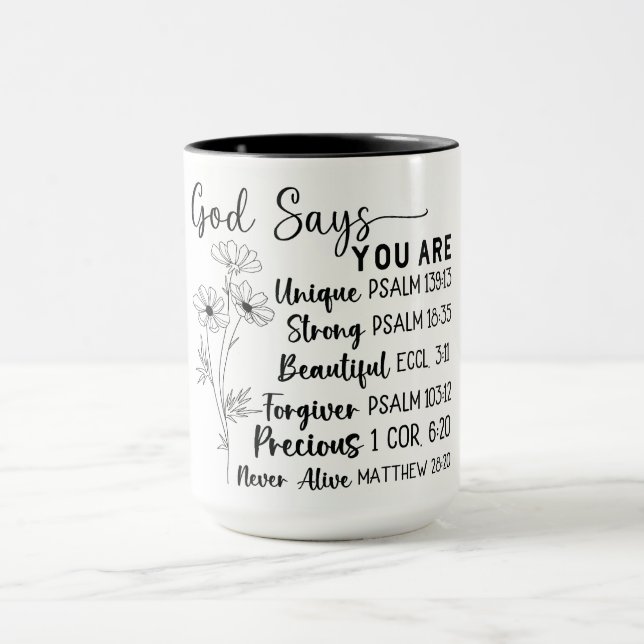 Mug Conversation Inspirationnelle/Religieuse/Bible (Centre)
