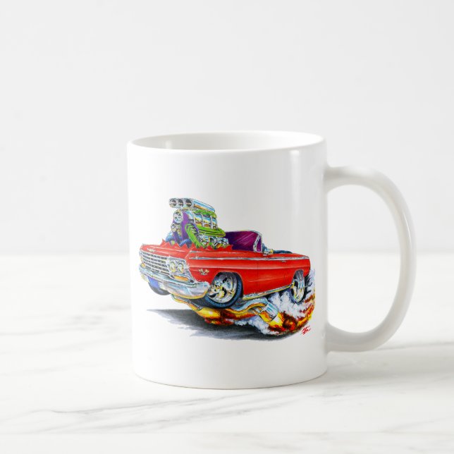 Mug Convertible 1962-63 rouge d'impala (Droite)
