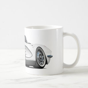 Mug Convertible 1962 blanc de Corvette