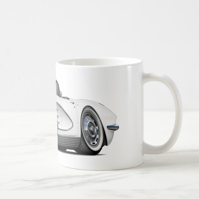 Mug Convertible 1962 blanc de Corvette (Droite)