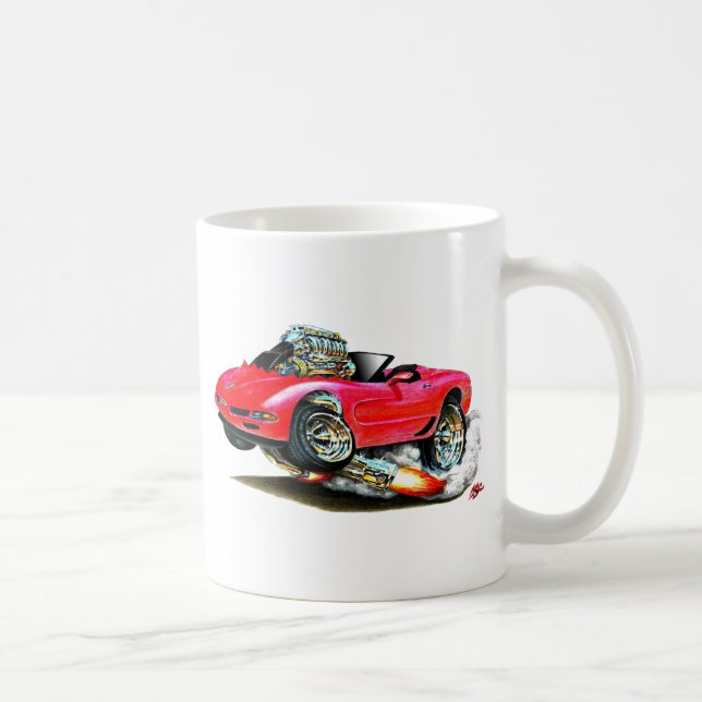 Mug Convertible 1998-2004 rouge de Corvette (Droite)