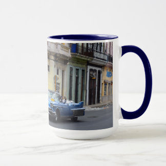 Mug Convertible bleu du Cuba Cadillac