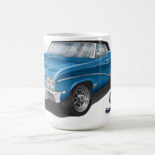 Mug Convertible de 68 Buick Skylark dans le bleu