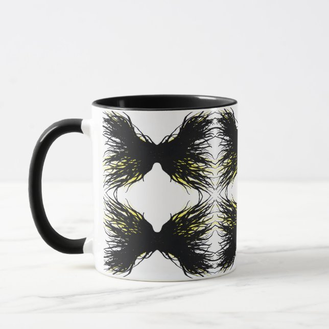 Mug Convoitise Abstraite 7 Péchés Capitaux Art à l'enc (Gauche)