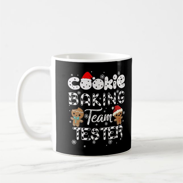 Mug Cookie Baking Team Tester Gingerbread Christmas Co (Gauche)