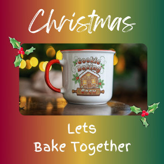 Mug Cookie de Noël Cuisine pain d'épice de la maison -