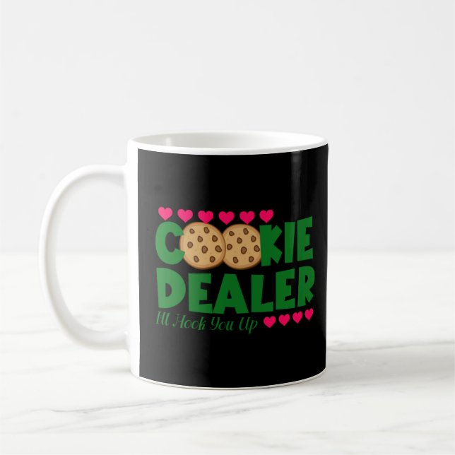 Mug Cookie Dealer Je Vous Accroche Fier Maman D'Un Cui (Gauche)