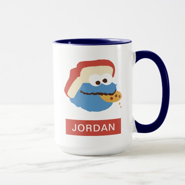 Mug Cookie Monster Camp Cookies | Ajouter Votre Nom (Droite)