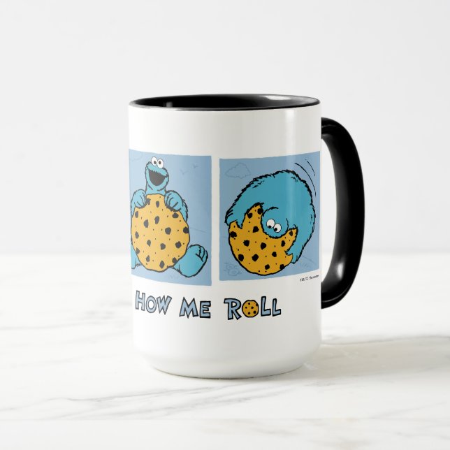 Mug Cookie Monster | C'est comme ça que je roule (Devant droit)
