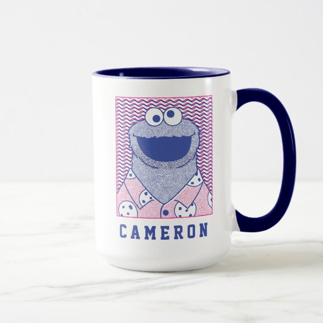 Mug Cookie Monster | Cookie Bouton Bas (Droite)