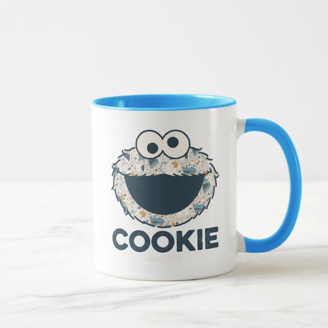 Mug Cookie Monster | Cookie depuis 1969 (Droite)