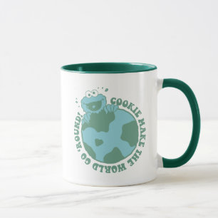Mug Cookie Monster Les cookies font tourner le monde