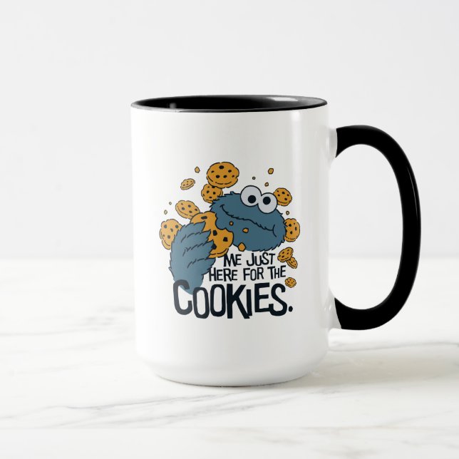 Mug Cookie Monster | Me Just Here pour les cookies (Droite)