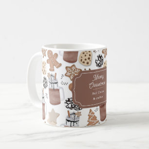 Mug Cookies de Noël et Chocolat Chaud Fêtes de fin d'a