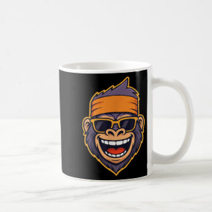 Mug Cool Ape Gorilla Head Funky Monkey Retro Bandana C